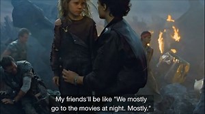 Carrie Henn, on her famous Aliens line (DVD commentary track) | Alien_Theory