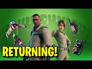 GHOSTBUSTERS SKINS RETURN RELEASE DATE in FORTNITE ITEM SHOP! (Ghostbusters Returning 2025)