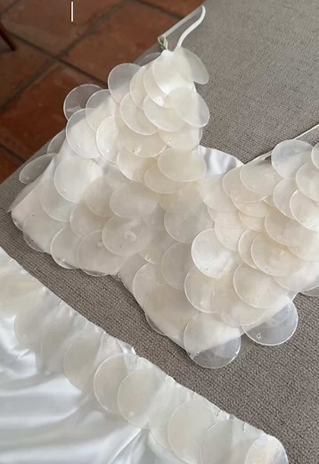 DIY Seashell Wedding Outfit Under $50