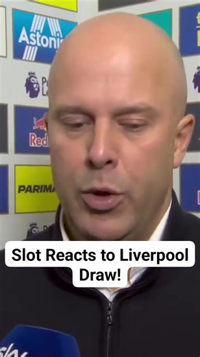 Slot Reacts to Liverpool Draw! #Liverpool #fblifestyle | The StatsMan