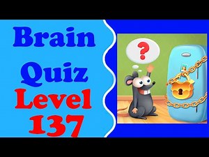 Brain quiz tricky puzzle Walkthrough level 137