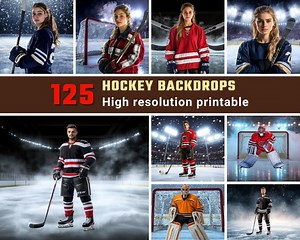 125 Hockey Stadium Digital Backdrops: Sport Photography Backgrounds (JPG) - Etsy Canada