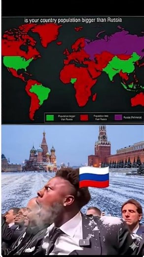 Is Your Country’s Population Bigger Than Russia? 🌍 2026 World Map + Shocking Reactions 😂