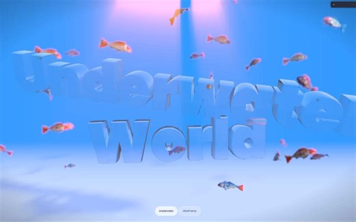 threejs | R3F 实现海底世界