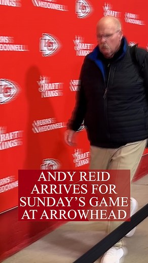 71K views · 1.2K reactions | Chiefs head coach Andy Reid has arrived for Sunday’s game at Arrowhead Stadium. Kansas City is hoping to snap a two-game losing streak and improve to 6-5 with a win against the Colts. #NFL #Chiefs #KansasCity | KMBC 9 | Facebook