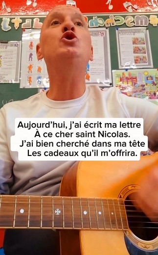 Voici notre chanson "Saint Nicolas "... Les enfants adorent et s'en donnent à cœur joie. Vous pouvez la retrouver sur mon album "Rock'n'École " disponible sur toutes les plateformes de téléchargement 🤩🎉🎁🧸🧩🎶🎼🎵Vous pouvez aussi retrouver les paroleset accords sur mon padlet : https://padlet.com/chrispasidi/chris-pasidi-aebrxz1gqdnwb2q5 | Pasidi Chris