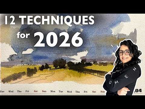 💧12 Watercolour Formulas That WILL CHANGE How You Paint🔸Loose🔸Layering... #Lightwish paint review