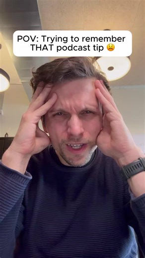 finally a podcast app that remembers for you ✨ #techtok #podtok #productivity #ai