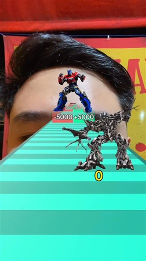 Evilwalkergaming on Instagram: "Megatron 🆚 Transformer 🤖 #tiktok #tiktokchallenge #transformers #megatron #filtergame #shorts"