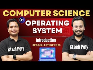 Operating System L-01 | Introduction | 3rd Sem by Deepak Sir BTEUP 2025