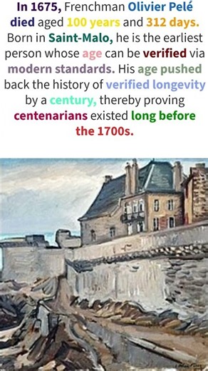 The oldest person in history: why you've never heard of him!? #history #storytime