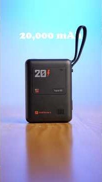 65W 20,000 mAh Compact Powerbank | Portronics Aqua 65