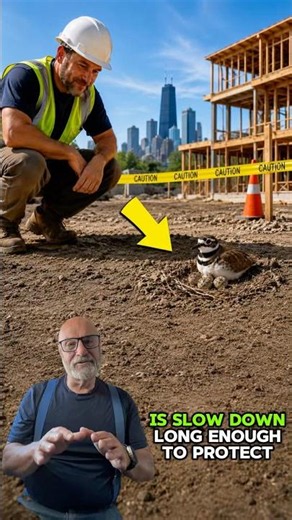 Construction Crew Stops Everything for Four Tiny Eggs #GoodNews #Kindness #Wildlife