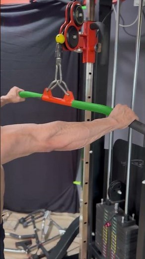 "Straight Arm Pullover Grips to Maximize Gains!"