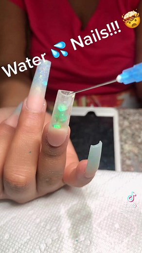 Liquid Nails 💦💅🏾 #Tutorial #nailtutorial #liquidnails #nails #dallasnailtech #fyp #fypシ #fypnailsoftiktok #nailsartvideos #nailsoftiktok
