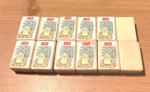 Vintage-style Bamboo- Bone Mahjong Joker & Blank Replacement Tiles — Set of 12 - Etsy