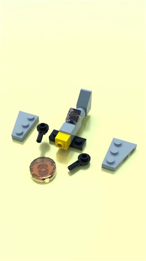 ASMR LEGO Mini Fighter Jet Build 🛩️