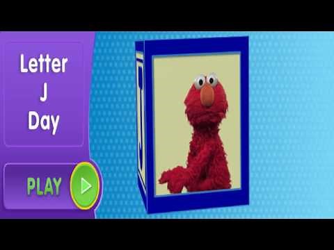 Sesame Street Letter J day with Elmo