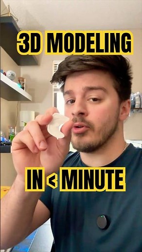 How to Design a 3dModel in fusion360 in Under a Minute #canvas #bambulab #fusion360 #cad #diy #maker