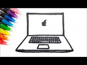 How to draw MacBook drawing apple drawing iPhone drawing ipad