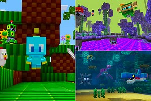 Minecraft Sonic Texture Pack DLC Released, Includes Green Hills and Labyrinth Zones