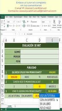 👁🆗 100% THE BEST INTERACTIVE EXAM TO EVALUATE | Complete tutorial in excel WITHOUT MACROS or VBA🔵