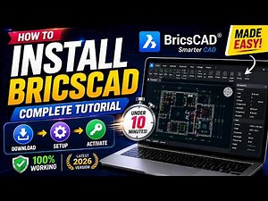 How to Install BricsCAD and Activate License | Complete Beginner Tutorial | BricsCAD CAD Software