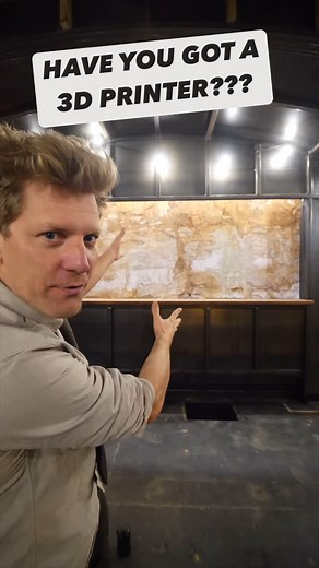 colin furze on Instagram: "Want to print a piece of my 3D ROCK WALL, if you have a printer that can print up to 150mm square (height will vary depending on what part of the wall you get) and can get to @makerscentral then go to my bio and sign up to get the file and image (once we have enough people to print your files will be sent) Thank you for being a part of this. #Colinfurze #engineering #secretgarage #rockwall #diy #selfbuild #3dprinting"