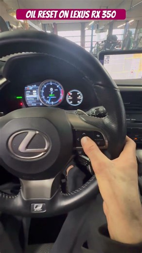 Oil Reset on Lexus RX 350