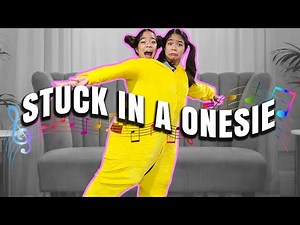 STUCK IN A ONESIE CHALLENGE | Tran Twins