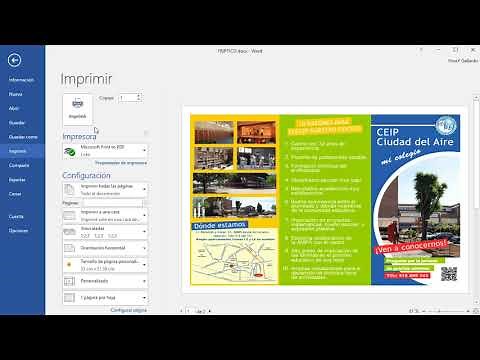 HOW TO PRINT A TRIPTYCH IN WORD