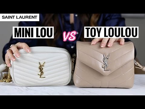 SAINT LAURENT YSL TOY LOULOU VS MINI LOU BAG - In depth Comparison & Review | Mel in Melbourne