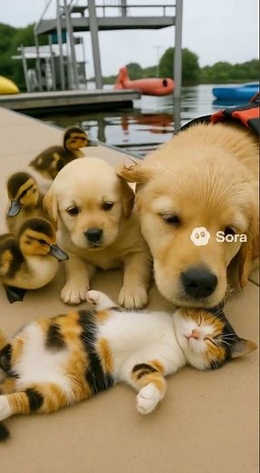 Cat Faints… But the Dog’s Reaction melted Everyone’s Heart 😭🐶🐱