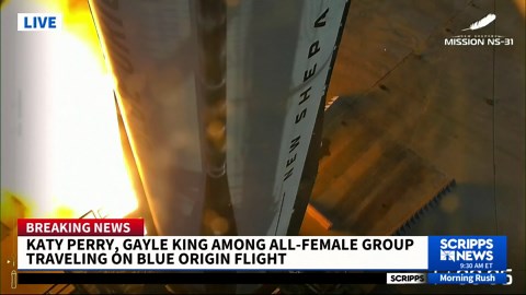 All-female Blue Origin crew successfully launches into space