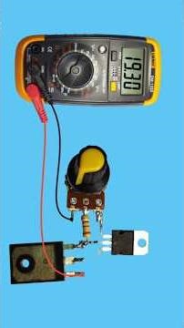 buat rangkaian pengatur tegangan dari lm317 dan tip 3055 #shorts #voltageregulator