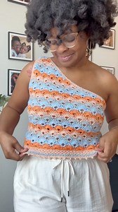 6.3K views · 97 reactions | “The Coralie Top” by @g_a_crochet is a beautiful pattern! I was lucky to be able to be a pattern tester and you should 100% grab this pattern when it’s released!殺珞李#crochettop #crochetsummer | TriDereka Hall | Facebook