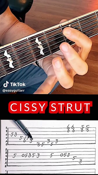 Cissy Strut by The Meters: Easy Guitar Tutorial