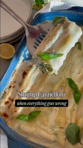 Shrimp Cannelloni Recipe #seafoodrecipes #seafoodrecipe #recipe