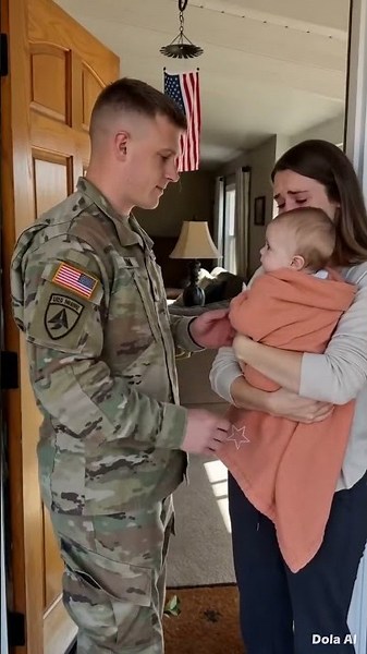 A soldier's firm resolve before deployment goodbye 💔🇺🇸 #FirmResolve #MilitaryDeployment #USArmy #