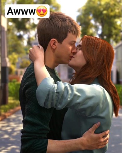 This scene was cute❤️ | MJ kisses peter | Marvel's Spider-Man 2 PS5 4K 60 FPS