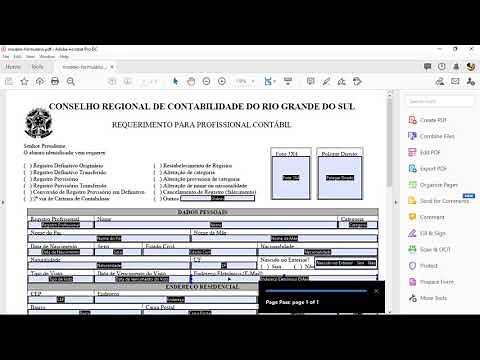 Formulários: do Word para PDF | MAPData