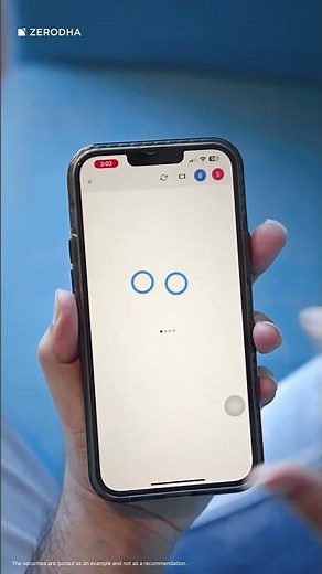 Instantly open charts with a two-finger tap on Kite app