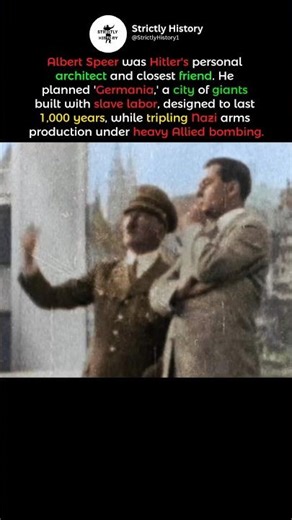 The DEVIL’S Architect: Albert Speer’s Master Plan 🏗️⚖️