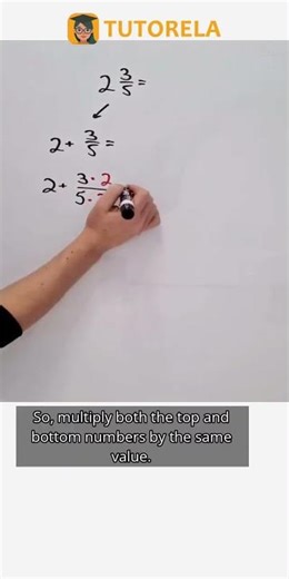 Convert 2⅗ to Decimal in Simple Steps #Math #DecimalFractions-Basic