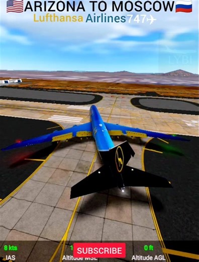 🇺🇸​Arizona to Moscow🇷🇺: The Queen’s Long Haul! 👑🇩🇪 #aviation #shorts #gaming #msfs #viral #flightsim