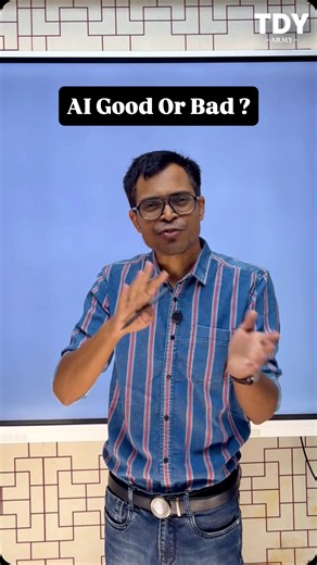 VIKI BAMANIYA | 👉 AI Good or Bad? | Vicky Sir Explains Why AI is Future | Students Must Watch 🤖 Artificial Intelligence (AI) – Good or Bad? Aaj ke... | Instagram
