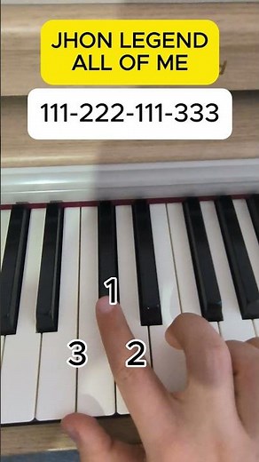 JHON LEGEND ALL OF ME Piano Tutorial | Easy & Slow | Learn Step by Step