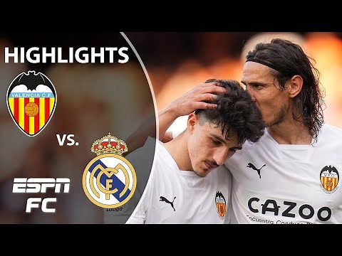 Valencia vs. Real Madrid | LaLiga Highlights | ESPN FC