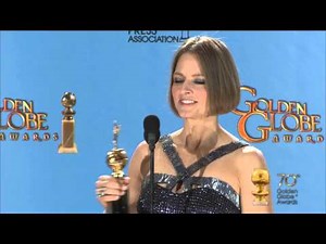 Jodie Foster - backstage interview - Golden Globes 2013