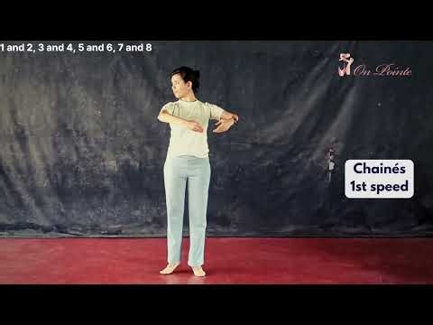 Ballet Tutorial | On Pointe | Chaîné Turns – 1st Speed